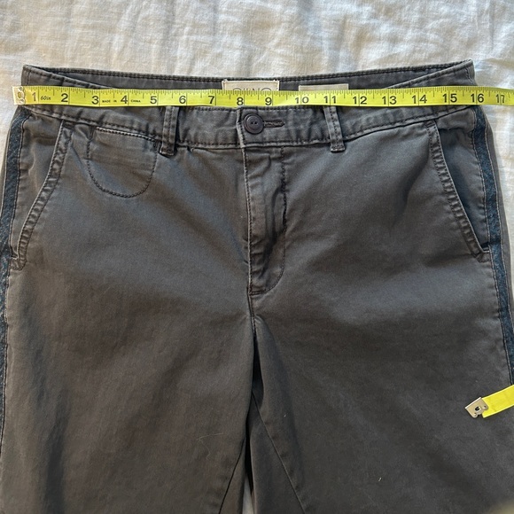 Anthropologie Chino Relaxed Fit Tuxedo Stripe Pants - Picture 13 of 15